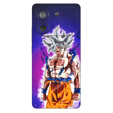 POCO Phone Skins (All Models) - Goku Purple Anime - 3D Embossed Finish (L-147) Poco X6 NEO (5G)