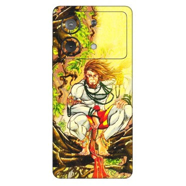 POCO Phone Skins (All Models) - Lord Hanuman - 3D Embossed Finish (L-152) Poco X6 NEO (5G)