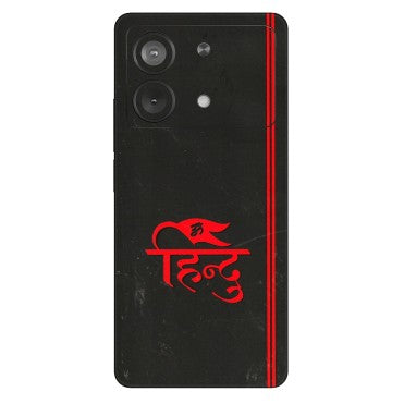POCO Phone Skins (All Models) - Hindu Black - 3D Embossed Finish (L-153) Poco X6 NEO (5G)