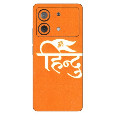 POCO Phone Skins (All Models) - Hindu Kesari - 3D Embossed Finish (L-154) Poco X6 NEO (5G)