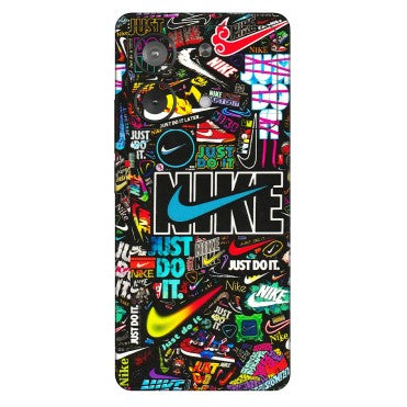 POCO Phone Skins (All Models) - Just Do It Doodles - 3D Embossed Finish (L-166) Poco X6 NEO (5G)