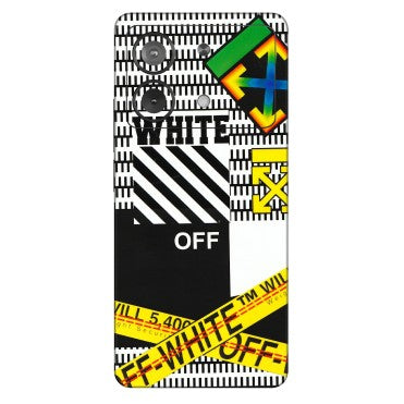 POCO Phone Skins (All Models) - White Off Abstract - 3D Embossed Finish (L-172) Poco X6 NEO (5G)