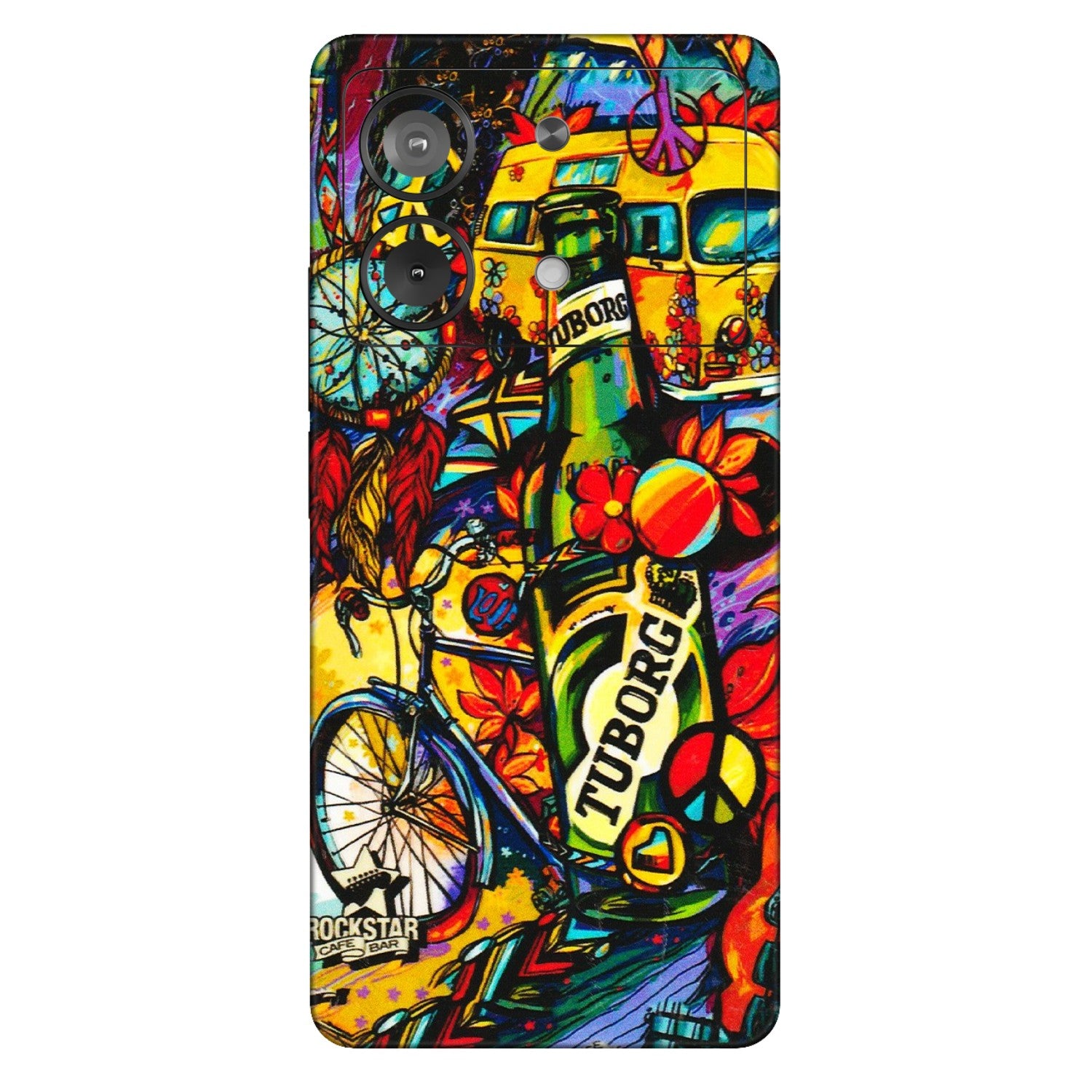 POCO Phone Skins (All Models) - Cool Beer Bottle - 3D Embossed Finish (L-193) Poco X6 NEO (5G)