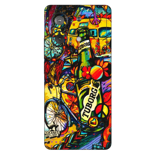 POCO Phone Skins (All Models) - Cool Beer Bottle - 3D Embossed Finish (L-193) Poco X6 NEO (5G)