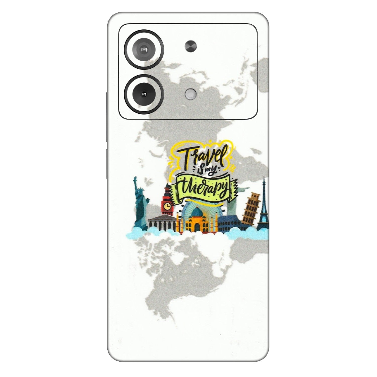 POCO Phone Skins (All Models) - Travel Therapy - 3D Embossed Finish (L-199) Poco X6 NEO (5G)