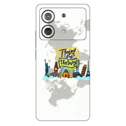POCO Phone Skins (All Models) - Travel Therapy - 3D Embossed Finish (L-199) Poco X6 NEO (5G)