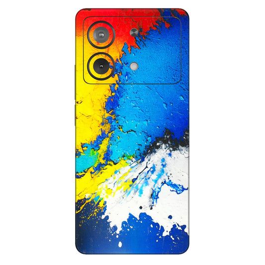POCO Phone Skins (All Models) - Acrylic Paint Spill - 3D Embossed Finish (L-229) Poco X6 NEO (5G)
