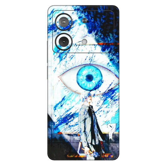 POCO Phone Skins (All Models) - Gojo Satoru evil eye - 3D Embossed Finish (L-239) Poco X6 NEO (5G)