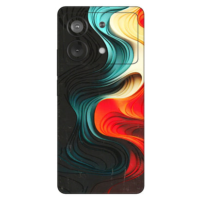 POCO Phone Skins (All Models) - The Silky Swirl - 3D Embossed Finish (L-240) Poco X6 NEO (5G)