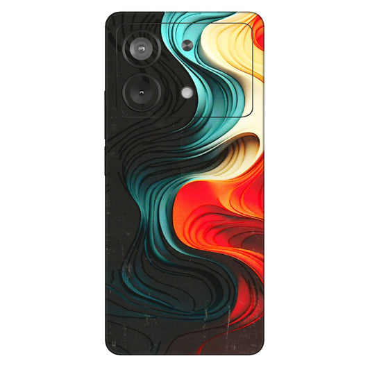 POCO Phone Skins (All Models) - The Silky Swirl - 3D Embossed Finish (L-240) Poco X6 NEO (5G)