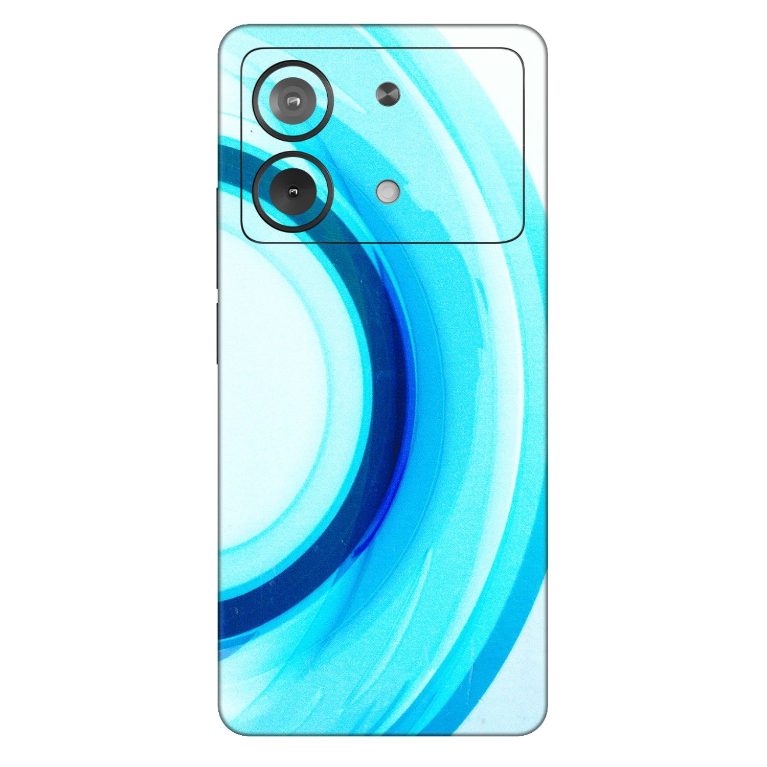 POCO Phone Skins (All Models) - The Blue Curve - 3D Embossed Finish (L-244) Poco X6 NEO (5G)