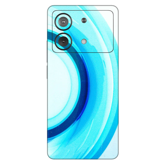 POCO Phone Skins (All Models) - The Blue Curve - 3D Embossed Finish (L-244) Poco X6 NEO (5G)