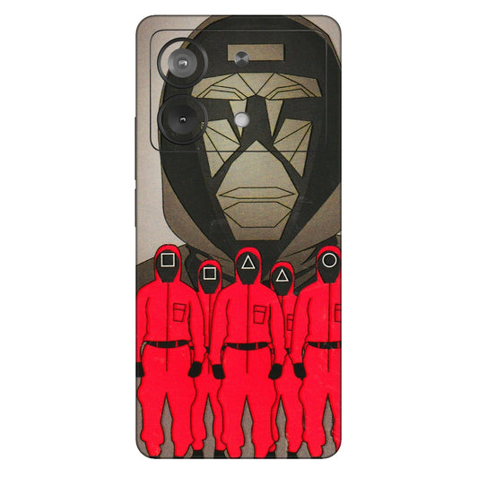 POCO Phone Skins (All Models) - Squid Game Hero - 3D Embossed Finish (L-245) Poco X6 NEO (5G)