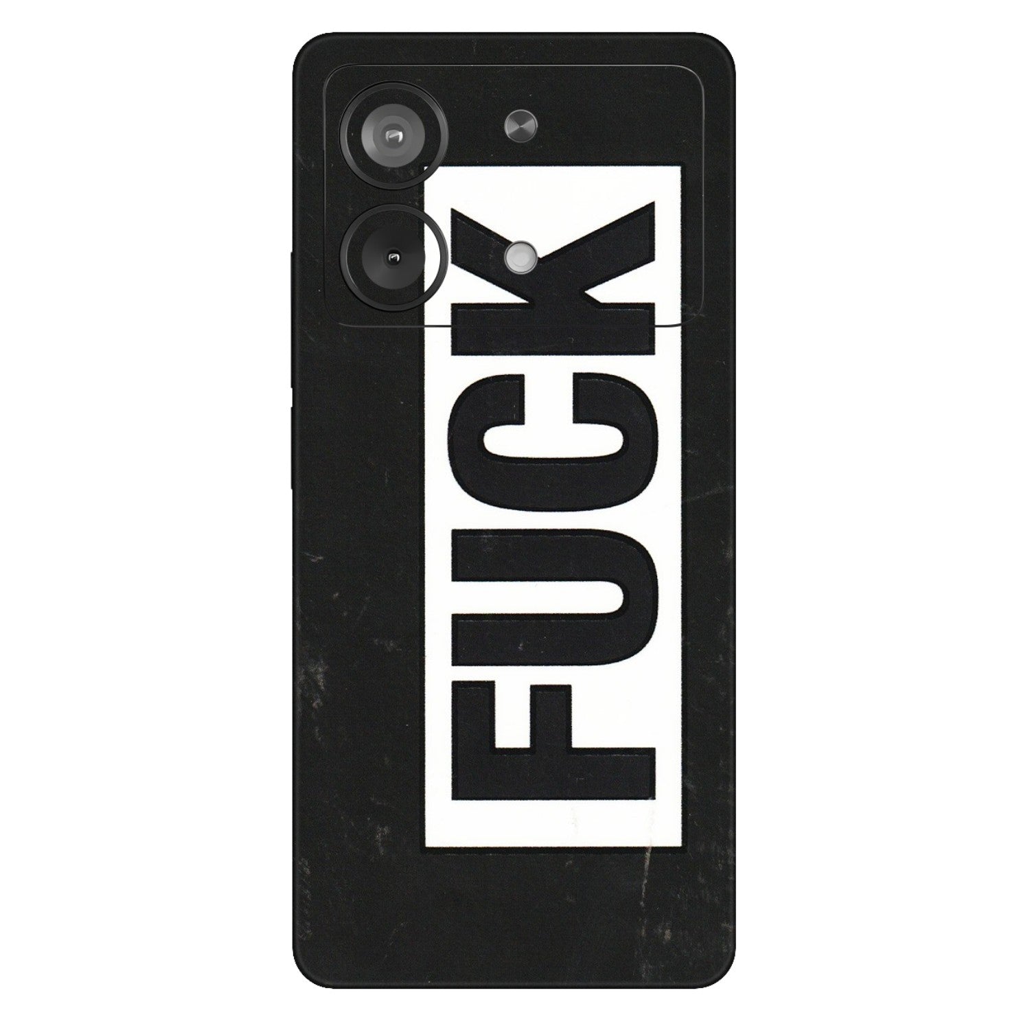 POCO Phone Skins (All Models) - The F Word - 3D Embossed Finish (L-255) Poco X6 NEO (5G)
