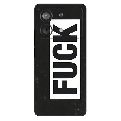 POCO Phone Skins (All Models) - The F Word - 3D Embossed Finish (L-255) Poco X6 NEO (5G)