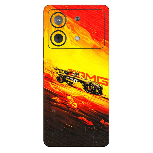 POCO Phone Skins (All Models) - AMG Car Speed Cover - 3D Embossed Finish (L-256) Poco X6 NEO (5G)