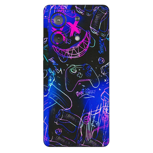 POCO Phone Skins (All Models) - Gamers Paradise - 3D Embossed Finish (L-258) Poco X6 NEO (5G)