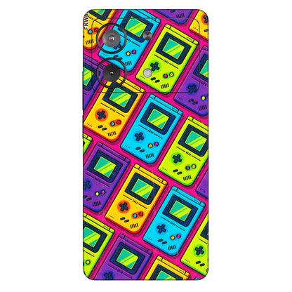 POCO Phone Skins (All Models) - Gameboy Colourful - 3D Embossed Finish (L-266) Poco X6 NEO (5G)