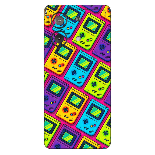 POCO Phone Skins (All Models) - Gameboy Colourful - 3D Embossed Finish (L-266) Poco X6 NEO (5G)