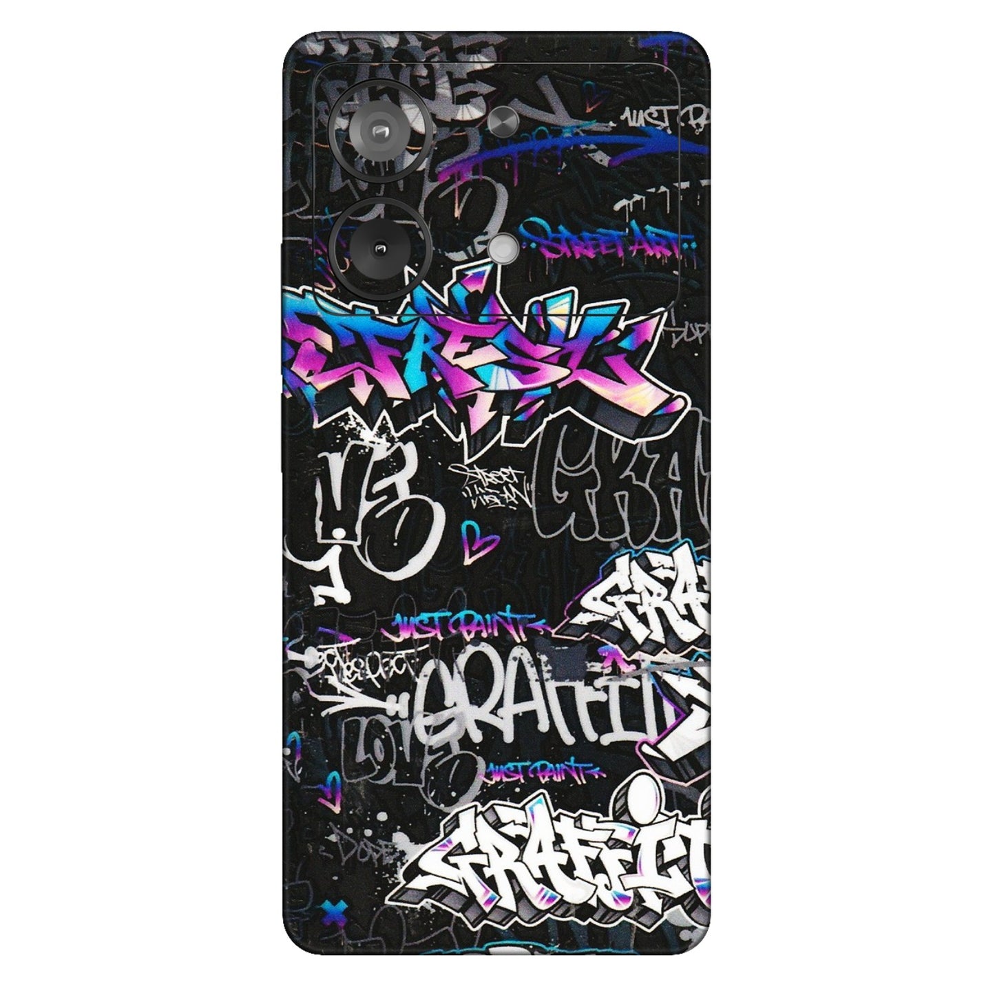 POCO Phone Skins (All Models) - Graffiti Killer - 3D Embossed Finish (L-274) Poco X6 NEO (5G)