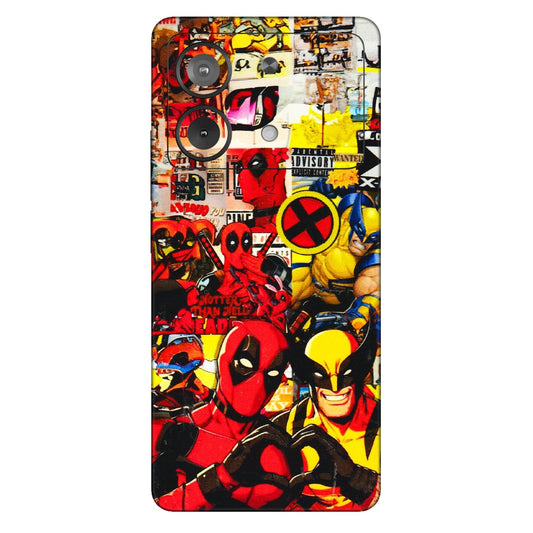 POCO Phone Skins (All Models) - Spidy Wolverine - 3D Embossed Finish (L-310) Poco X6 NEO (5G)