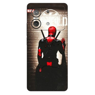 POCO Phone Skins (All Models) - Deadpool - 3D Embossed Finish (L-56) Poco X6 NEO (5G)