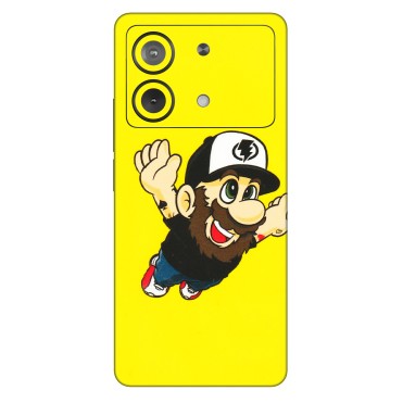 POCO Phone Skins (All Models) - Flying Beardo - 3D Embossed Finish (L-60) Poco X6 NEO (5G)