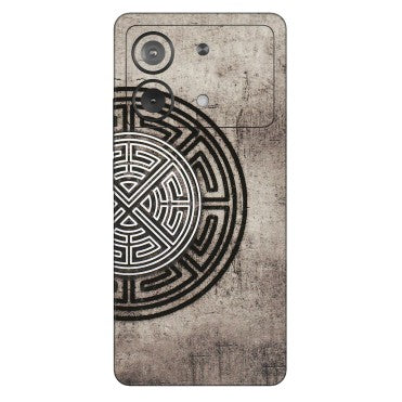 POCO Phone Skins (All Models) - Mysterious Circular Design - 3D Embossed Finish (L-63) Poco X6 NEO (5G)