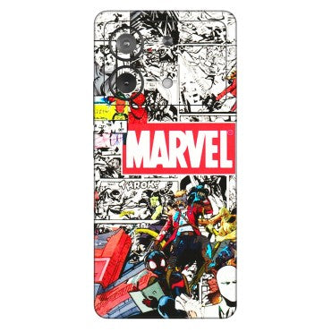 POCO Phone Skins (All Models) - Marvel Colorful Comic - 3D Embossed Finish (L-64) Poco X6 NEO (5G)