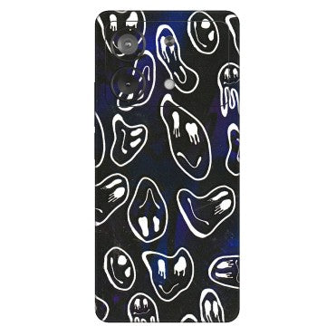 POCO Phone Skins (All Models) - Distorted Smileys - 3D Embossed Finish (L-92) Poco X6 NEO (5G)