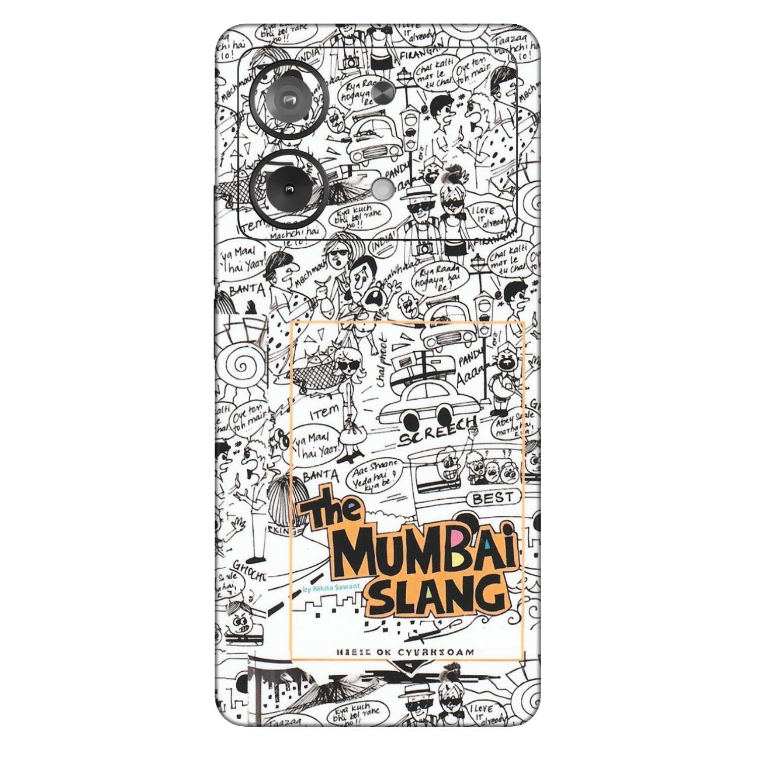 POCO Phone Skins (All Models) - The Mumbai Slang - Matte Finish (M-142) Poco X6 NEO (5G)