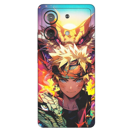 POCO Phone Skins (All Models) - Angry Naruto Anime - Matte Finish (M-148) Poco X6 NEO (5G)