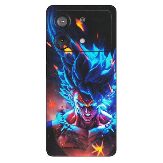 POCO Phone Skins (All Models) - Angry Goku Dragon Ball Anime - Matte Finish (M-150) Poco X6 NEO (5G)