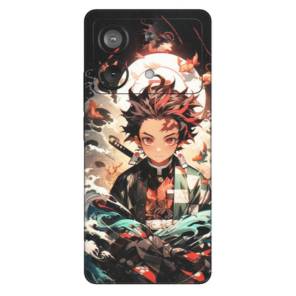 POCO Phone Skins (All Models) - Tanjiro Demon Slayer Anime - Matte Finish (M-158) Poco X6 NEO (5G)