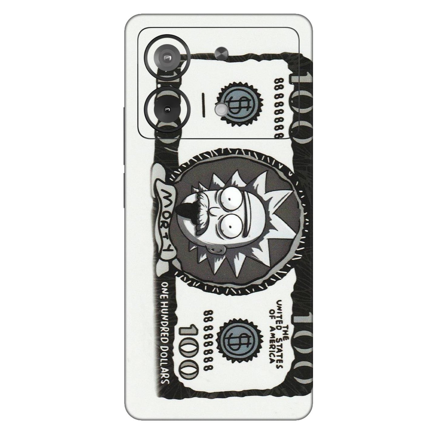 POCO Phone Skins (All Models) - Rick And Morty Hundred Dollar Anime - Matte Finish (M-161) Poco X6 NEO (5G)
