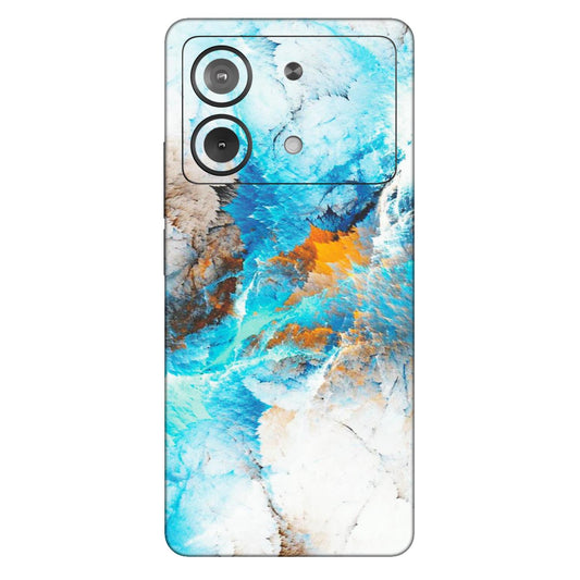 POCO Phone Skins (All Models) - Blue Waves Abstract - Matte Finish (M-19) Poco X6 NEO (5G)
