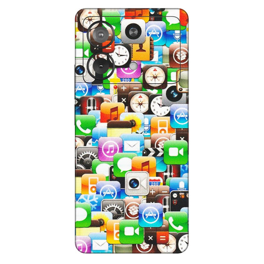 POCO Phone Skins (All Models) - All Apple Icons - Matte Finish (M-93) Poco X6 NEO (5G)