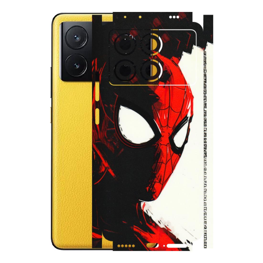 POCO Phone Skins (All Models) - Spiderman Killer Face - 3D Embossed Finish (L-17) Poco X6 PRO (5G)