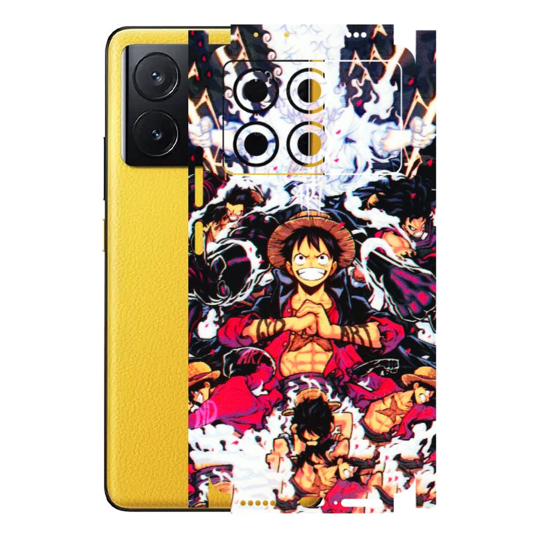 POCO Phone Skins (All Models) - Luffy Anime Character - 3D Embossed Finish (L-203) Poco X6 PRO (5G)