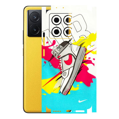POCO Phone Skins (All Models) - Sneaker - 3D Embossed Finish (L-207) Poco X6 PRO (5G)