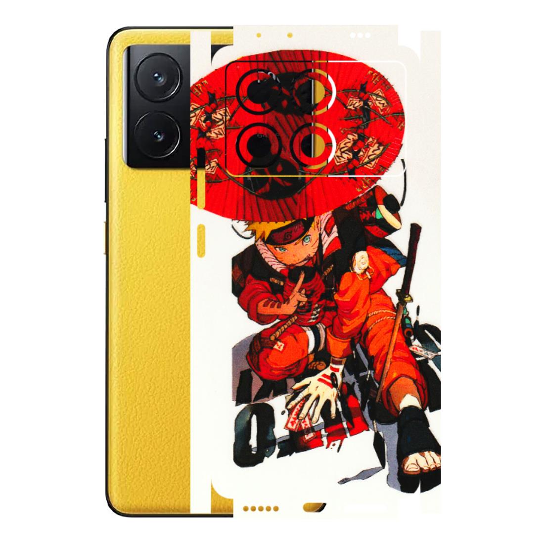 POCO Phone Skins (All Models) - Naruto - 3D Embossed Finish (L-208) Poco X6 PRO (5G)