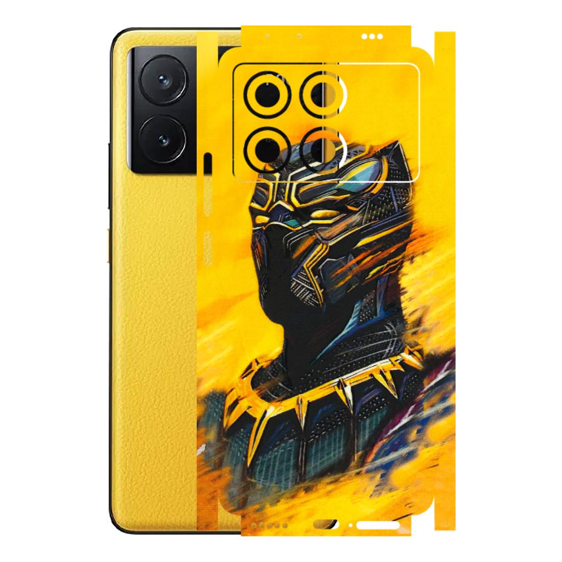 POCO Phone Skins (All Models) - Yellow Panther - 3D Embossed Finish (L-54) Poco X6 PRO (5G)