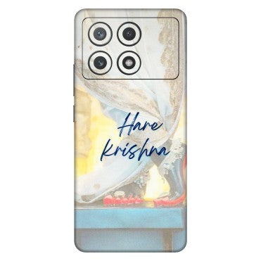 POCO Phone Skins (All Models) - Hare Krishna - 3D Embossed Finish (L-03) Poco X6 PRO (5G)