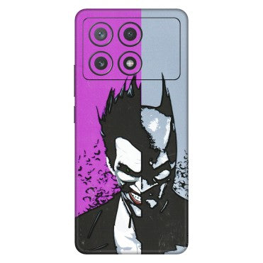 POCO Phone Skins (All Models) - Batman & Joker - 3D Embossed Finish (L-143) Poco X6 PRO (5G)