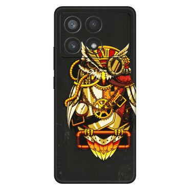 POCO Phone Skins (All Models) - Classy Smart Owl - 3D Embossed Finish (L-144) Poco X6 PRO (5G)