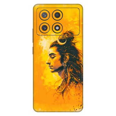 POCO Phone Skins (All Models) - Shiv Shakti - 3D Embossed Finish (L-14) Poco X6 PRO (5G)