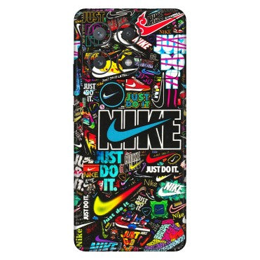 POCO Phone Skins (All Models) - Just Do It Doodles - 3D Embossed Finish (L-166) Poco X6 PRO (5G)