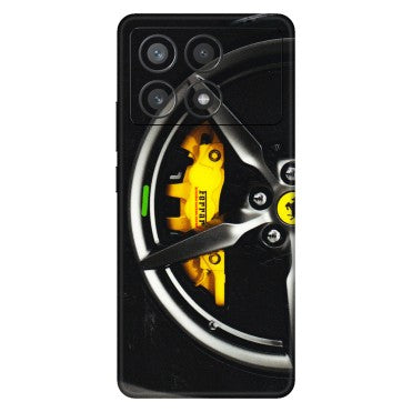 POCO Phone Skins (All Models) - Ferrari Wheel Alloy - 3D Embossed Finish (L-173) Poco X6 PRO (5G)