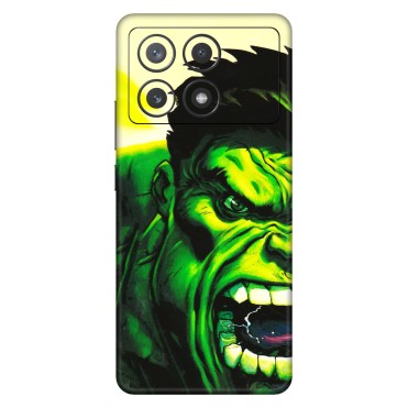 POCO Phone Skins (All Models) - Hulk - 3D Embossed Finish (L-180) Poco X6 PRO (5G)