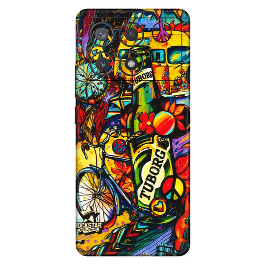 POCO Phone Skins (All Models) - Cool Beer Bottle - 3D Embossed Finish (L-193) Poco X6 PRO (5G)
